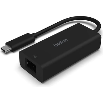 Belkin Connect USB-C to 2.5Gb Gigabit Ethernet Adapter - адаптер за свързване от USB-C към Gigabit Ethernet (черен)