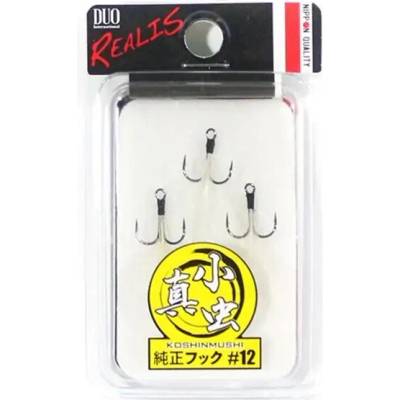 DUO Trojháčky Koshinmushi Hook No.12 White