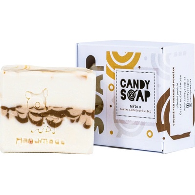 Candy Soap mýdlo Santal a kokosové mléko v krabičce 100 g