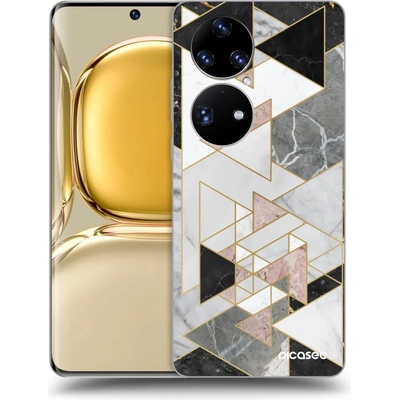 Púzdro Picasee silikónové Huawei P50 - Light geometry čiré