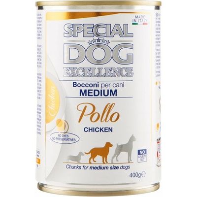Special Dog Excellence šťavnaté mäsové kúsky s kvalitným kuracím mäsom 400 g