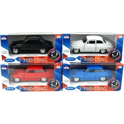 Welly Škoda Octavia čierna 1:34