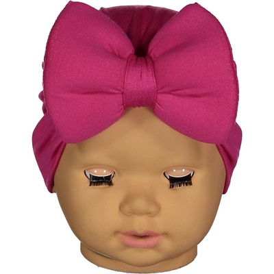 NewWorld Бебешка шапка тип тюрбан NewWorld - Цикламена (208253-5)