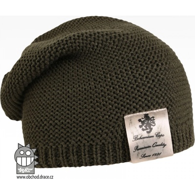 Dráče pletená čepice colors 20 khaki