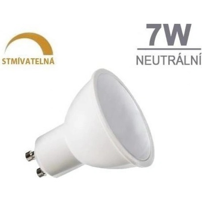 Optonica LED žárovka 7W 8xSMD2835 GU10 500lm neutrální bílá STMÍVATELNÁ
