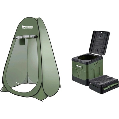 Holdcarp Set Skladací prenosný záchod Portable Toi BIG + Toilet & Shower Tent