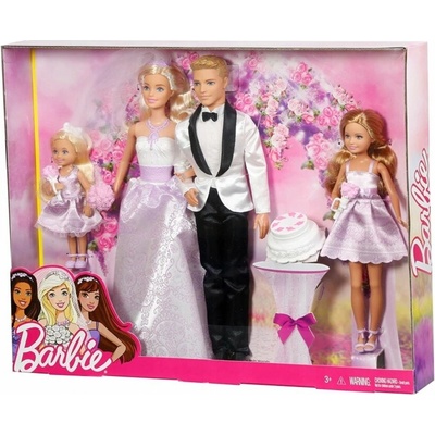 Mattel Barbie Ken Novomanželia + bábiky JCW41