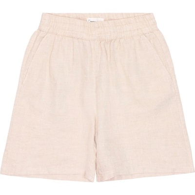 KnowledgeCotton Apparel Дамски къси панталони KnowledgeCotton Apparel Women's Posey Wide Mid-Rise Shorts - Light Feather Gray (112-3725-0213)