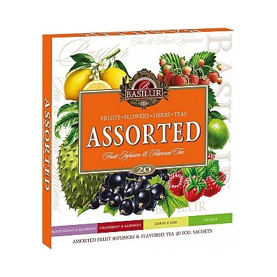 Basilur Fruit Infusions Assorted 20 gastro sáčkov