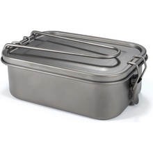 Origin Outdoors Titanový multifunkční jídelní box LunchBox 2 in 1 Titan 800 ml