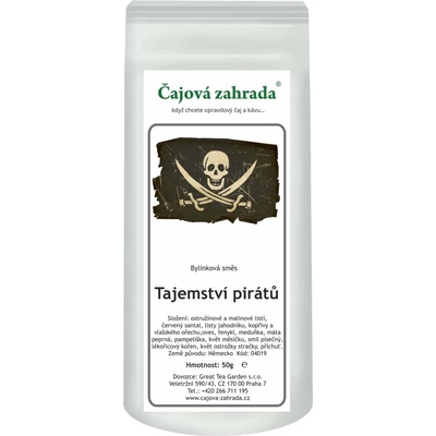 Čajová zahrada Tajemství pirátů bylinná směs 50 g