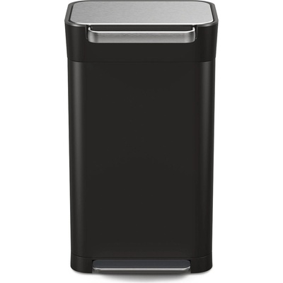 Joseph Joseph Кошче за отпадъци с педал TITAN COMPACTOR 30146 30 l, черен, стомана, Joseph Joseph (JS30146)