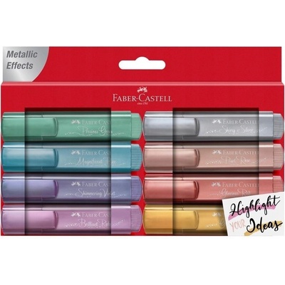Faber-Castell 46 Metallic sada 8 ks 154689