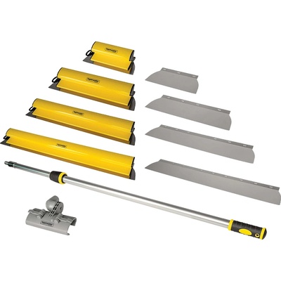 TOPMASTER КОМПЛЕКТ НОЖОВЕ ЗА ШПАКЛОВКА 250-800мм 10 ЧАСТИ tmp (320151)