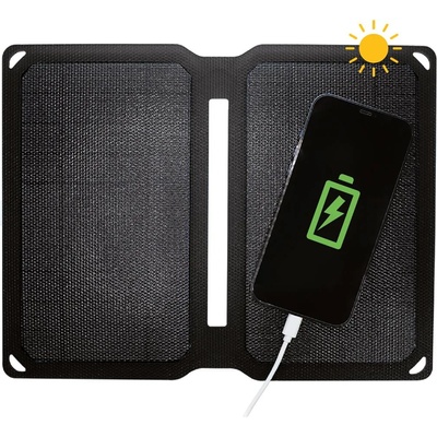 4smarts Соларно Зарядно, 4Smarts Foldable Solar Panel 10W, Черен (4S468578)