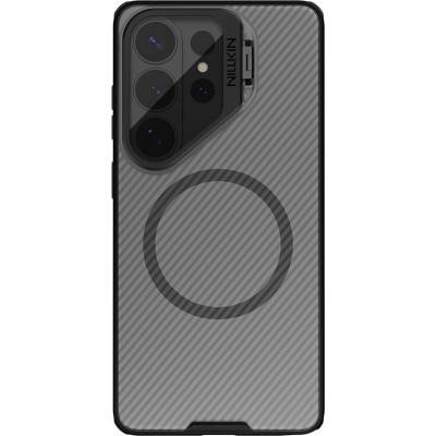 Nillkin Хибриден удароустойчив кейс с вградена поставка и MagSafe за Samsung Galaxy S26 Ultra - Nillkin CamShield Prop Magnetic Case (черен) (57983129397)