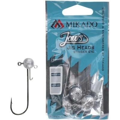 MIKADO Jaws Stinger Eye Jig BN vel.10 10g 3 ks