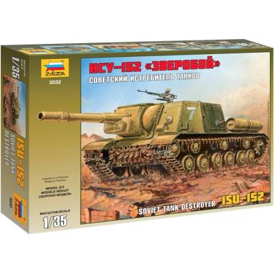 Zvezda sovietske samohybné delo ISU-152 (1:35)