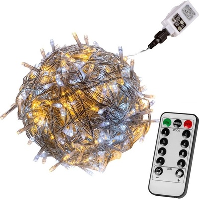 Voltronic 67609 Vánoční řetěz 600 LED teple stud.bílý + ovladač