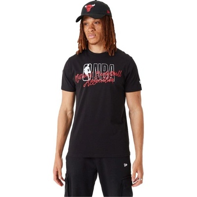 New Era Script Tee NBA Logo čierne 60332187
