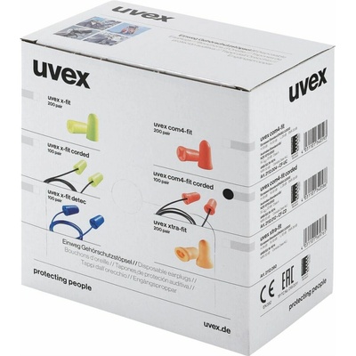 Uvex 2112012 uvex com4-fit štuple do uší 24 dB pre opakované použitie 100 pár