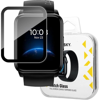 Wozinsky Хибриден скрийн протектор от закалено стъкло Wozinsky за Realme Watch 2, черен (KXG0035666)