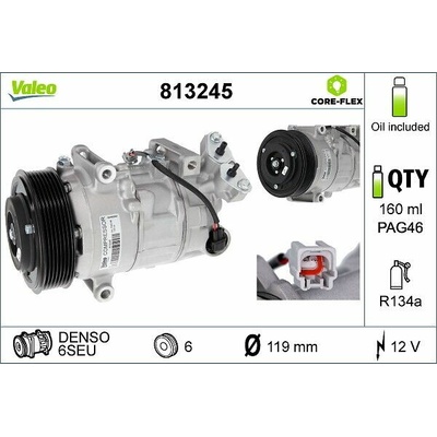 Kompresor, klimatizace VALEO 813245