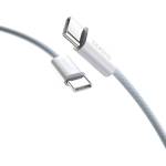 Dudao Кабел за зареждане Dudao L6C USB-C / USB-C PD 30W - Бял / 1m KP41393