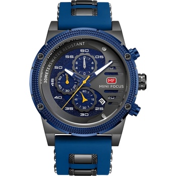 MINI FOCUS Часовник Mini Focus LU-23837 - Син / Черен KP23837 (LU-23837)