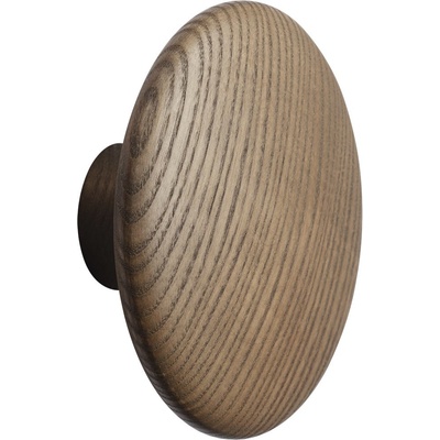 Muuto Кука за стена Dots Wood 9 см тъмнокафява (03329)