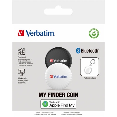 Verbatim My Finder Coin černá a bílá 32134