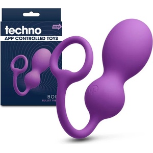  Вагинални топчета, интелигентен контрол и 9 режима - Techno Bop Violet (NSTOYS1232)