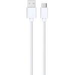 DeTech Cable USB2.0 A-C M/M, 1m, White, 18314 (18314)
