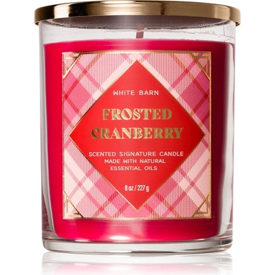 Bath & Body Works Frosted Cranberry ароматна свещ 227 гр