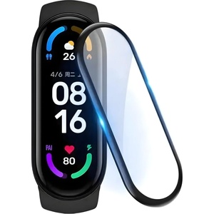 Xiaomi 3D Закалено стъкло за Mi Band 7 / M7 - Черно KP36244