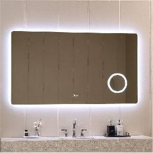 Inter Ceramic Правоъгълно led огледало за баня с нагревател и увеличителна част, 180/90 см, (icl 1835)