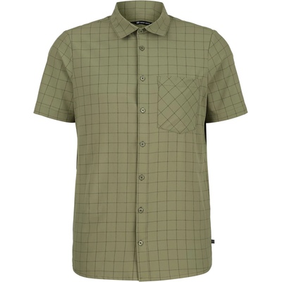 Heber Peak Мъжка риза с копчета Heber Peak WillowHe. Trekking Shirt S/S Shirt - Lucky Green / Black (033-3019-0111)