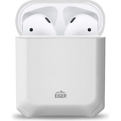 Eiger Защитен калъф Eiger North за Apple Airpods / Apple Airpods 2, удароустойчив, бял (EGCA00251)