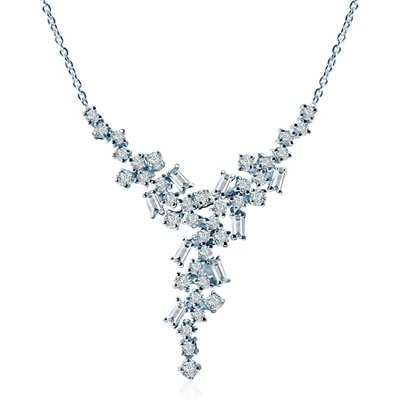 SAVICKI Колие Savicki: бяло злато 585