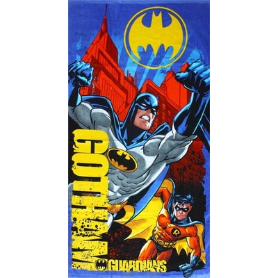 SETINO Plážová osuška Batman a Robin 70 x 140 cm