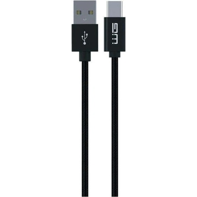 WG 10164 USB/USB-C, predĺžený konektor, 1m, černý