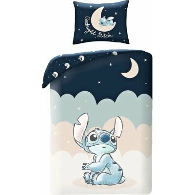Halantex · bavlna obliečky Stitch motív Dobrú noc 100% bavlna 70x90 140x200