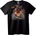 NOONEBRAND Тениска Демонски огън в църква - 2XL, Black