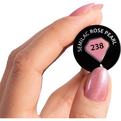 SEMILAC HYBRIDNÍ LAK 238 Rose Pearl 7 ml