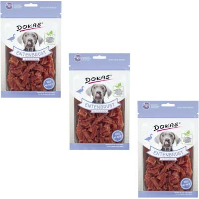 Dokas Dog Kachní prsa kousky 3x70 g