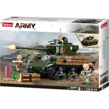 Sluban B1110 Bojový tank M4A3 (76W)