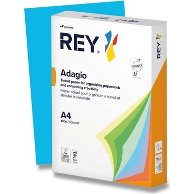 Rey Adagio barevný papír A4 80 g 500 listů intenzivní modrý