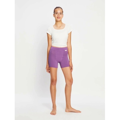 Modibodi dievčenské menštruačné nohavičky na spanie Teen Sleep Short Super Dreamy Daisy Purple