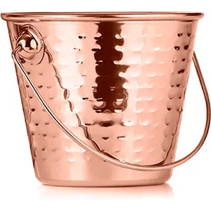 Horecano Мини кофичка с релеф и медно покритие 13.25cm x 12.5cm - 950 ml(SG-84347(D) (0184110)