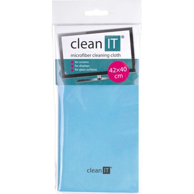 CLEAN IT Čistící utěrka z mikrovlákna velká 42 x 40 cm modrá CL-700 – Zboží Dáma
